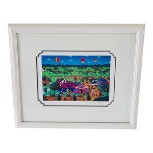 Joanne Netting * Original Framed Lithograph * Country Fair